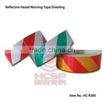 Reflective Hazard Warning Sheeting/Tape Quality Engineering Grade Striped Reflective Marking Tapes photo-3