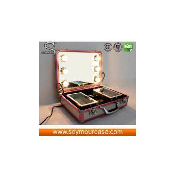 Portable Aluminum Lighted Makeup Case(LA1-AB01)