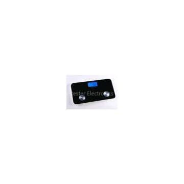 Small Solar Energy 6mm Safety Tempered Glass Travel Weighing Scales With Backlight Display