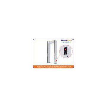 Door Usage 6 Multi Zone Security Walk Through Metal Detector LED Screening Display For Advertising