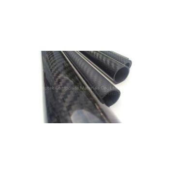 3K carbon fiber tube, glossy painted carbon fiber pole