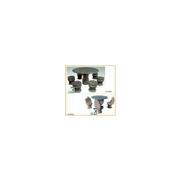 Stone Table Bench, Garden Landscaping Furniture (YKTS-01)