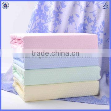 diamond check bamboo fabric towel/blanket towel