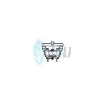 Stainless Steel Dual Diaphragm Pump , Air Operated Transfer Pump Portable