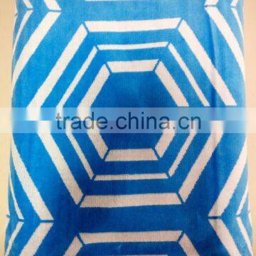 Jacquard 100%cotton Summer Beach Yarn Dyed Satin Board Custom Design Velour/Terry Bath Pool Blanket/80*160CM Towels photo-2