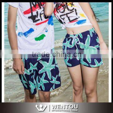 Wholesale Hot Style Fashion Couple Beach Shorts