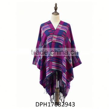 Classtic design warm soft cashmer pancho or poncho For lady