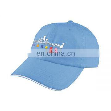 Curved Brim Unstructured 6 Panel Baseball Hat photo-4