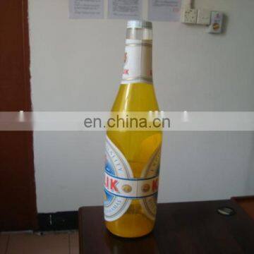 Inflatable foldable beer bottle model