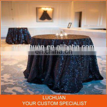 Wholesale Navy Blue Tablecloths For Wedding Round