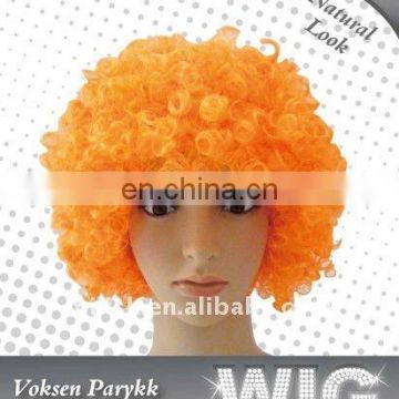 MPW-0639 festival fun orange wig for Carnival, orange afro wig