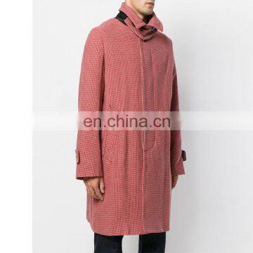 OEM Factoy Wholesale Custom Mens Winter Oversized Plaid Jacket Coat photo-2