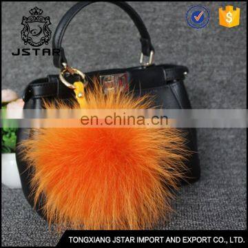 Hot selling garment raccoon fur pom accessories