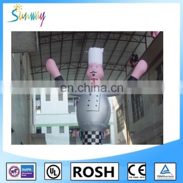 Advertising Sunway Inflatable Chef Air Dancer,Sky Dancer,Chef Model for Catering