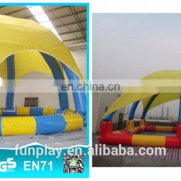 HI cool summer,giant floating inflatable boat swimming pool,boat swimming pool for sale