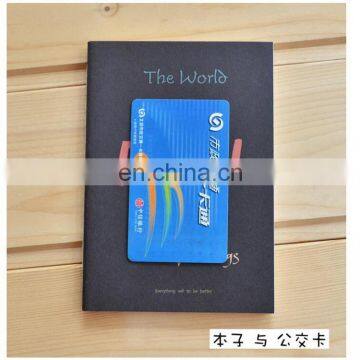 Hot Sale School Stationery Wholesale Cheap Black Custom Size Sewing Notebook