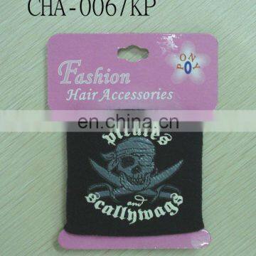 skull print accessories/skull chain/skull hairwarp/skull belt