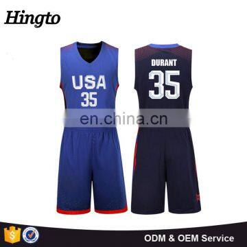 Red color best cheap wholesale printing basketball jersey design 2016