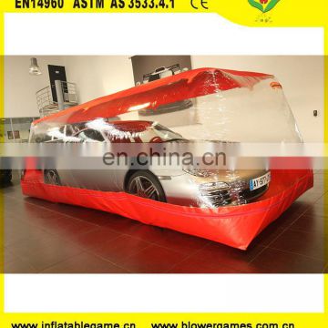 Custom design indoor capsule inflatable car cover tent