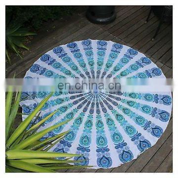 Indian Roundie Round Mandala Hippie Tapestry Beach Throw Towel Yoga Mat Bohemian Art