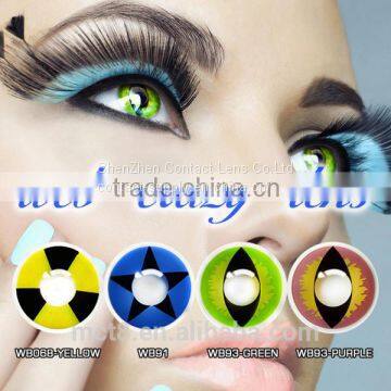 crazy cosmetic contact lens/soft yearly halloween contact lenses