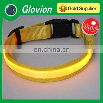 Newest super bright led pet collar light up led pet collar led flashing pet collar