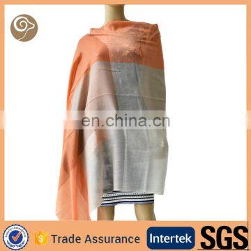 Woven Contrast Color Thin Cashmere Scarf India