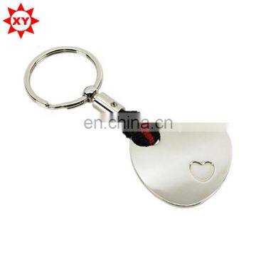 Promotional gift trolley coin holder keychain