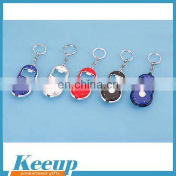 Personalized items wholesale flashlight led bottle opener/keychain bottle opener with led light/bottle opener key lighter