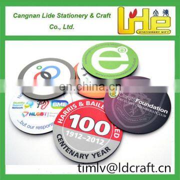 2017 factory wholesale cardboard drink coasters / paper costers