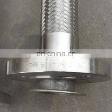 Stainless Steel Flexible Braided Metal Hose for Pump Connector With Flange Ends