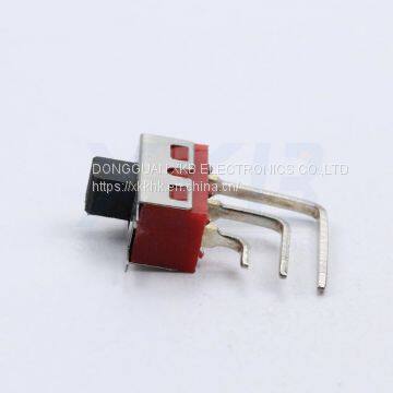 12.7*6.6mm SS-12D28 Handle Height 4mm High Current Side Plug Slide Switch photo-5