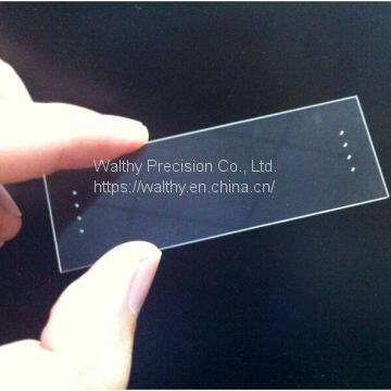 Glass/quartz/sapphire Parts, Substrate, via and Blind Holes Drilling, no Chipping Cut photo-5