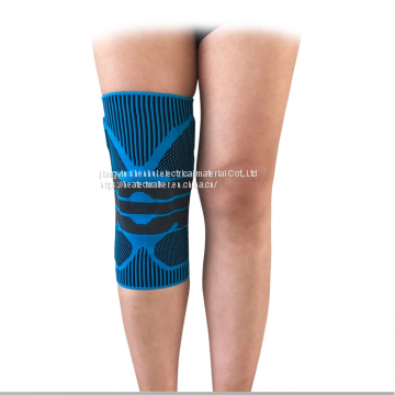 Chinese factory popular nylon silicon knee sleeve