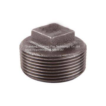 malleable iron pipe fittings plug