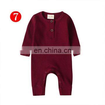 Newborn Infant Cotton Long Sleeve Romper Boy Girls Knitting Jumpsuit Clothes Solid Color Winter Cute Lovely 0-18M photo-3
