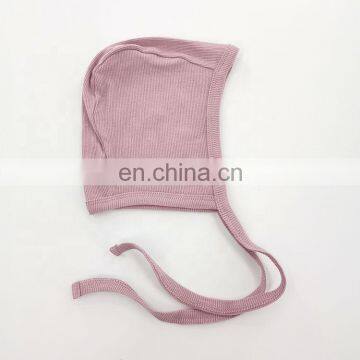 Organic Cotton Baby Sleeping Hat Bonnet Baby Hats Snapback photo-4