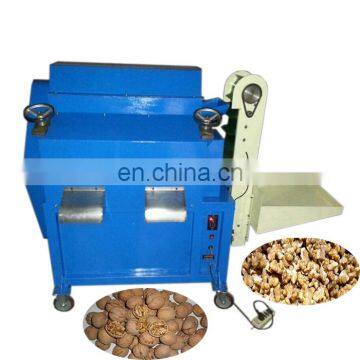 Cheap automatic walnut hard shell break machine / walnut cracking machine