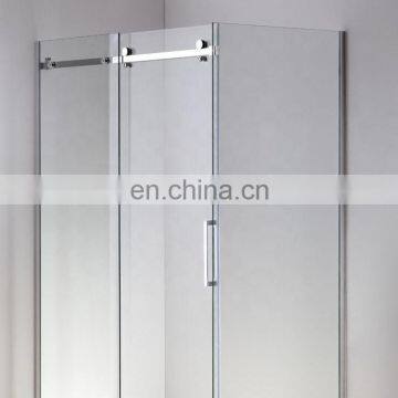 Rectangle frameless hinge shower screen glass shower enclosure glass