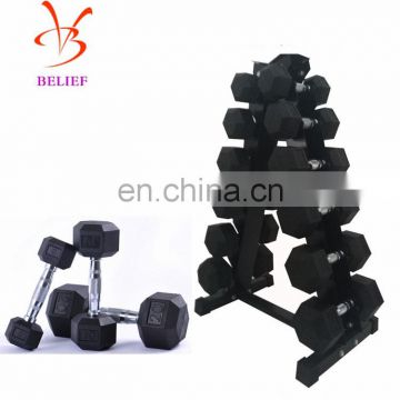 Home Commercial Fitness Equipment Steel Dummbell Storage Display Rack