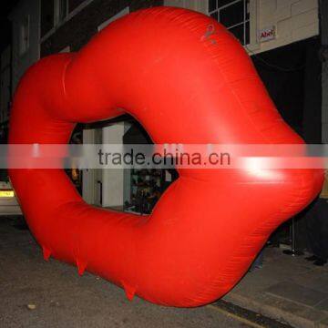 Hot Selling Giant Inflatable Lips For Decoration