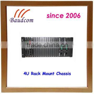 4U rackmounted chassis with SNMP management