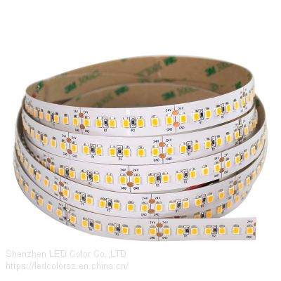 168leds led strip cri90 2835 flexible led strip light white PCB