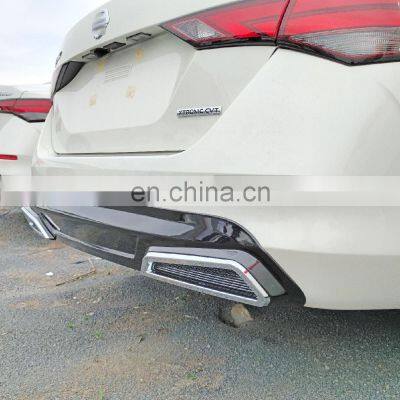 Body Kit Car Rear Bumper Spoiler Lip Auto Car Rear Bumper Diffuser For SYLPHY 2020-2021 photo-5