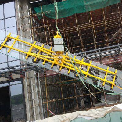 Zhengxinda 3200kg Electric Suction Cup Pneumatic Turnover Crane Vacuum Spreader Large Glass Suction Crane photo-2