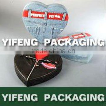 special paper gift box with jean printing