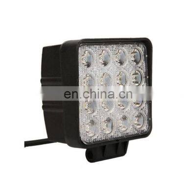 1Pc Led Pool Light Led Light Phone Case Bar 4 Inch 48W Square Flood Work Fog Truck Driving Boat Lighting For Jeeps Tractor Atv