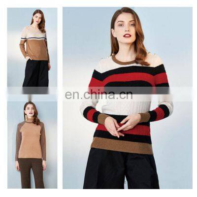 Women Long Sleeve Turtleneck Cashmere Knit Sweater photo-2