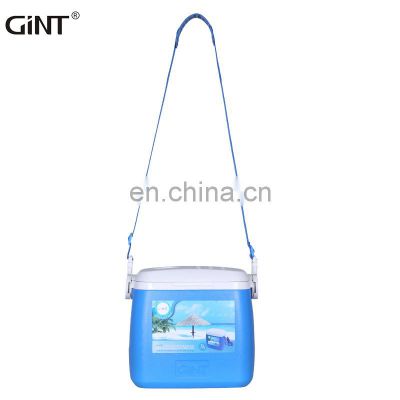 8L Portable Insulated Cooler Box  Customized Color and logo for outdoor fishing With belt and cup holder