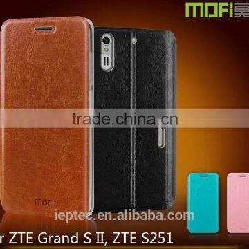 MOFi RUI Series PU Leather Flip Cover Case for ZTE Grand S2, S II, Mobile Phone Case for ZTE S251